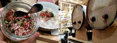 ROJIURA SHOKUDOU(ロヂウラ食堂) 福岡パルコ店：樽ワイン