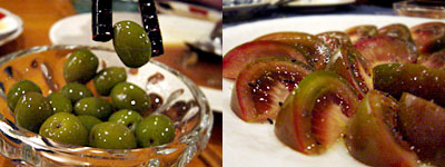 シェ・クマ：小豆島のオリーブ、ブラックトマト