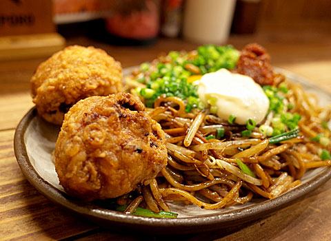 焦がし焼そば専門店 まるひ屋:まるひ焼き