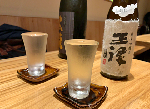 酒と蕎麦 まき野：日本酒 王祿