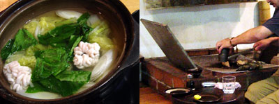 鱈(タラ)と白子のチリ鍋